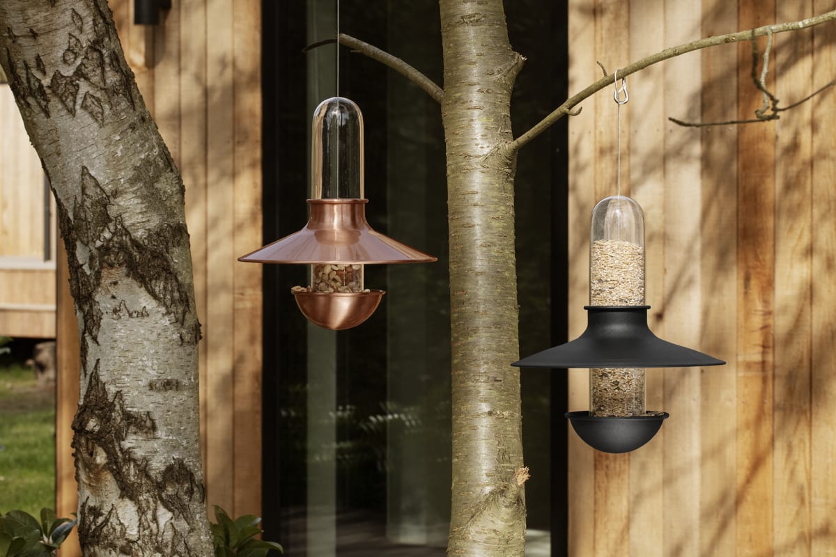 Alimentador para aves de lujo - Negro5