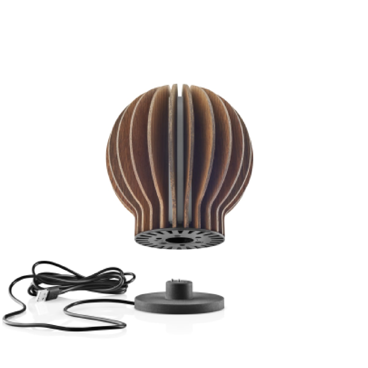 Lámpara Radiant redonda LED - Roble Ahumado5