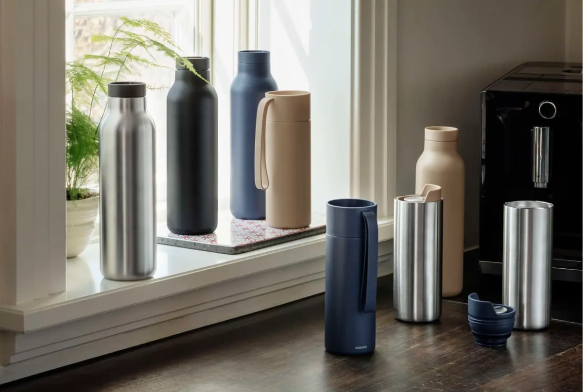 Termo urbano Flask Alto - Crema Caramelo4