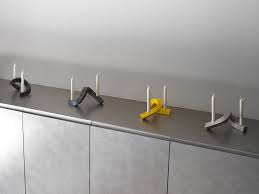 Candelabro Crooked Two - Gris3