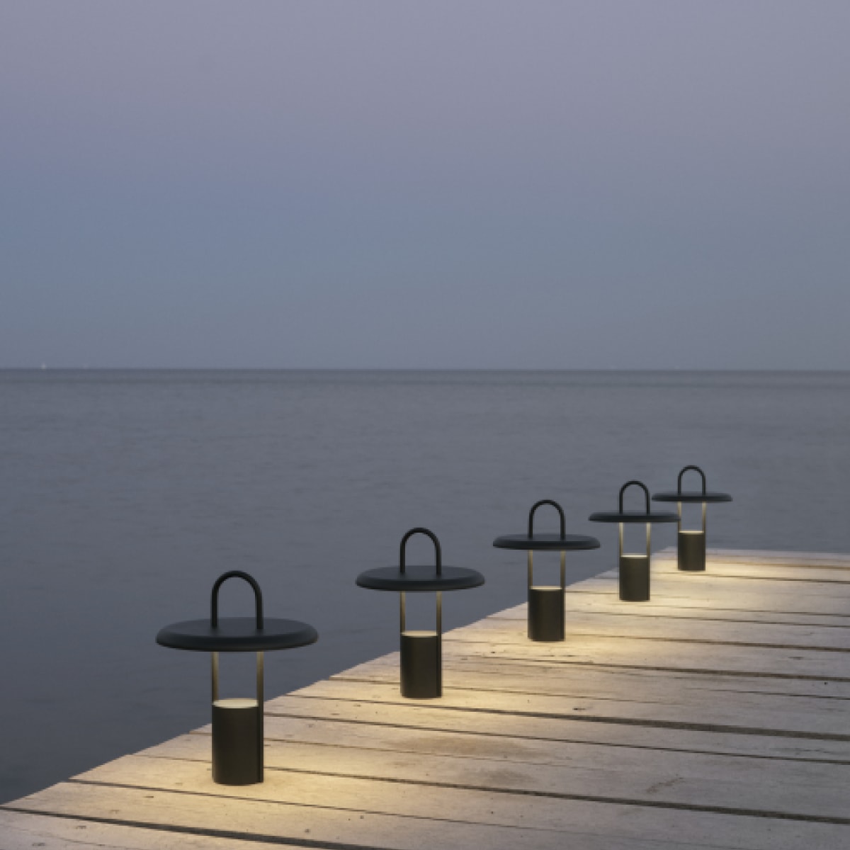 Pier Lampara portable - Negro6