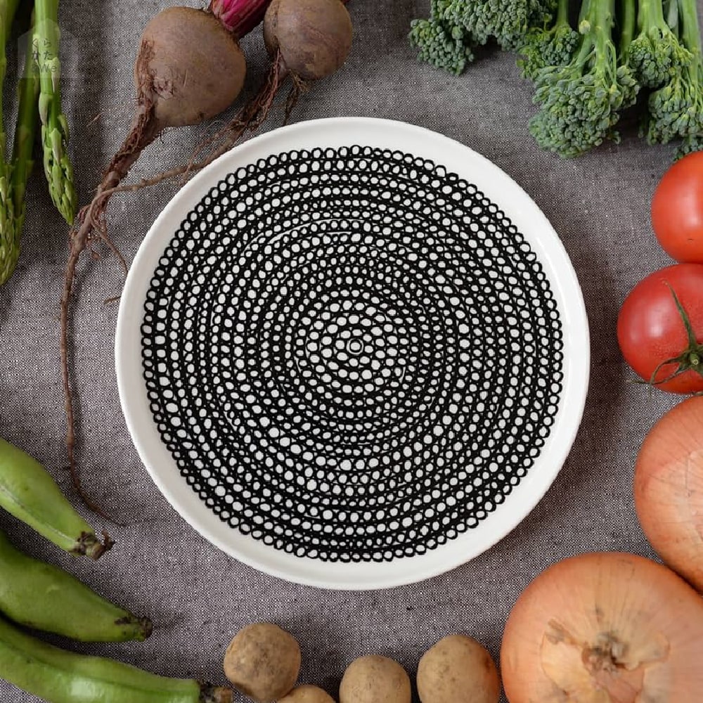 Plato 20 cm - SIIRTOLAPUUTARHA - Negro1