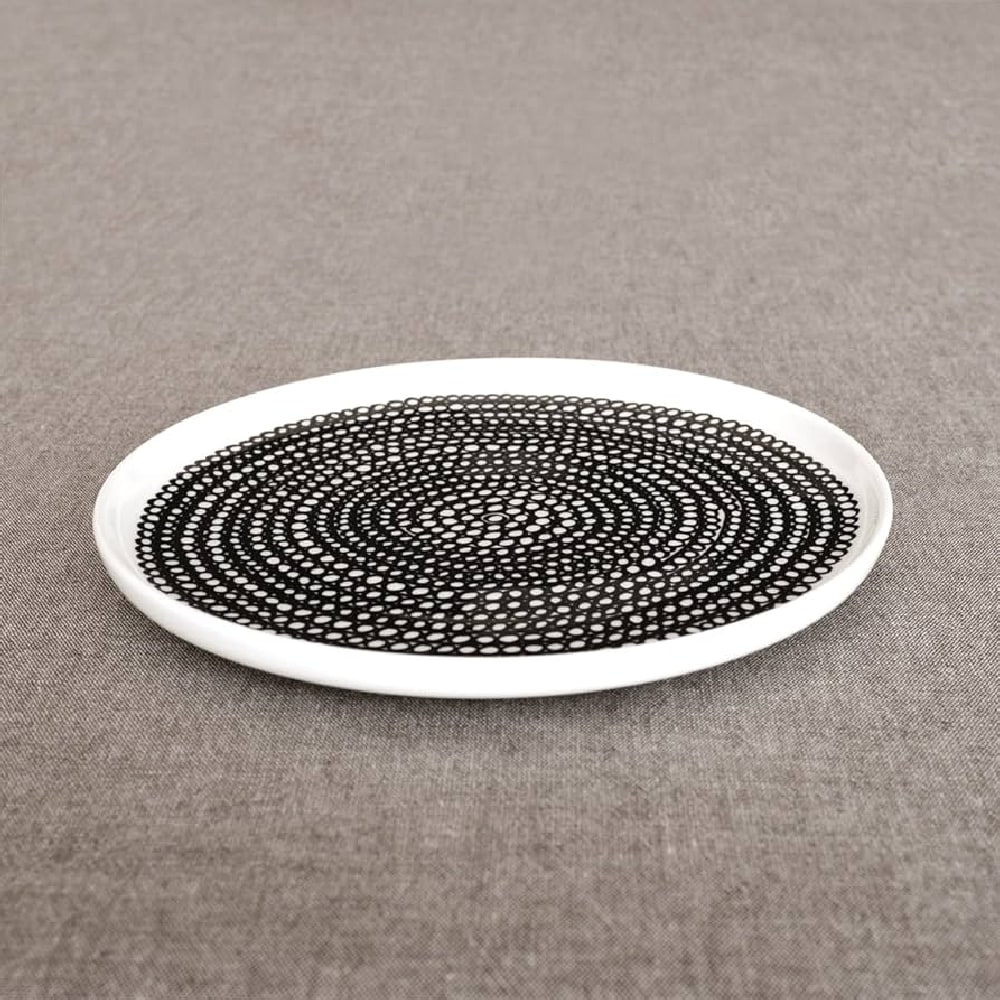 Plato 20 cm - SIIRTOLAPUUTARHA - Negro2