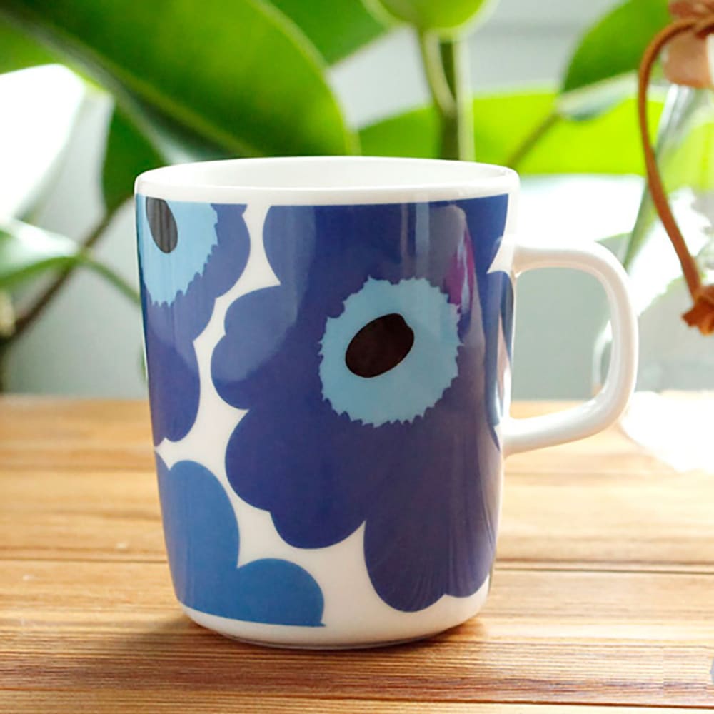 Taza 2,5 dl - UNIKKO Blanco/Azul3