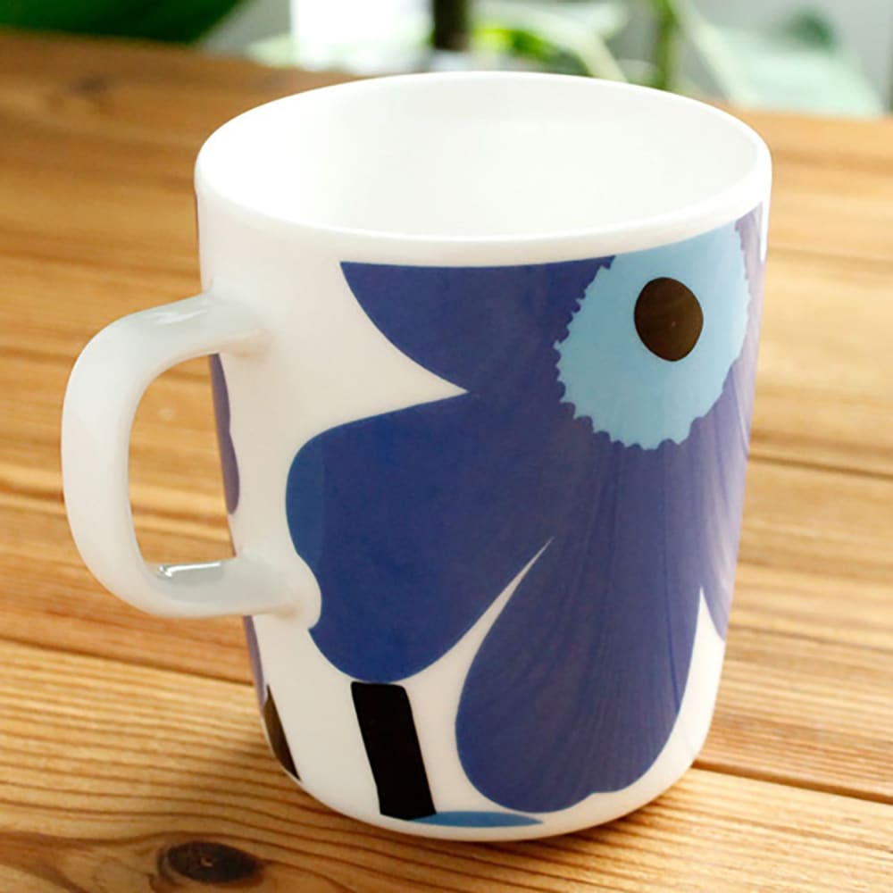 Taza 2,5 dl - UNIKKO Blanco/Azul2