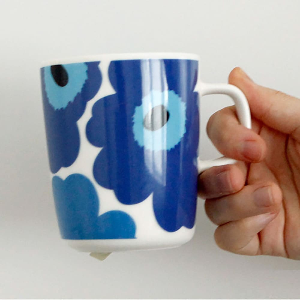 Taza 2,5 dl - UNIKKO Blanco/Azul4