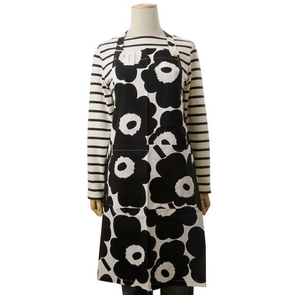DELANTAL - PIENI UNIKKO - Negro/blanco2