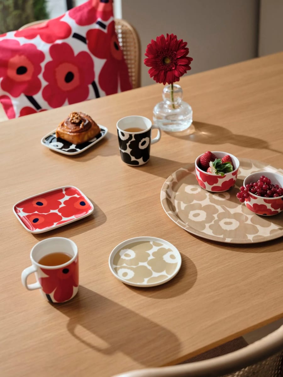 Funda de Cojin - PIENI UNIKKO - Blanco/Rojo3