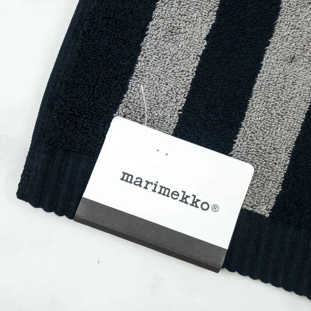 Toalla de Mano - Kaksi Raitaa - Negro/gris5
