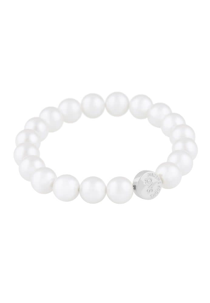 PULSERA - Laney elastic pearl.1