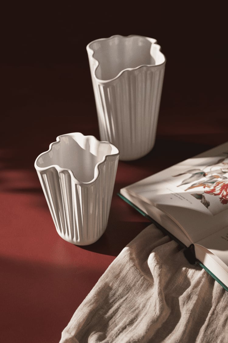 Florero - Hammershøi Unfold Vase - 16,5 cm4