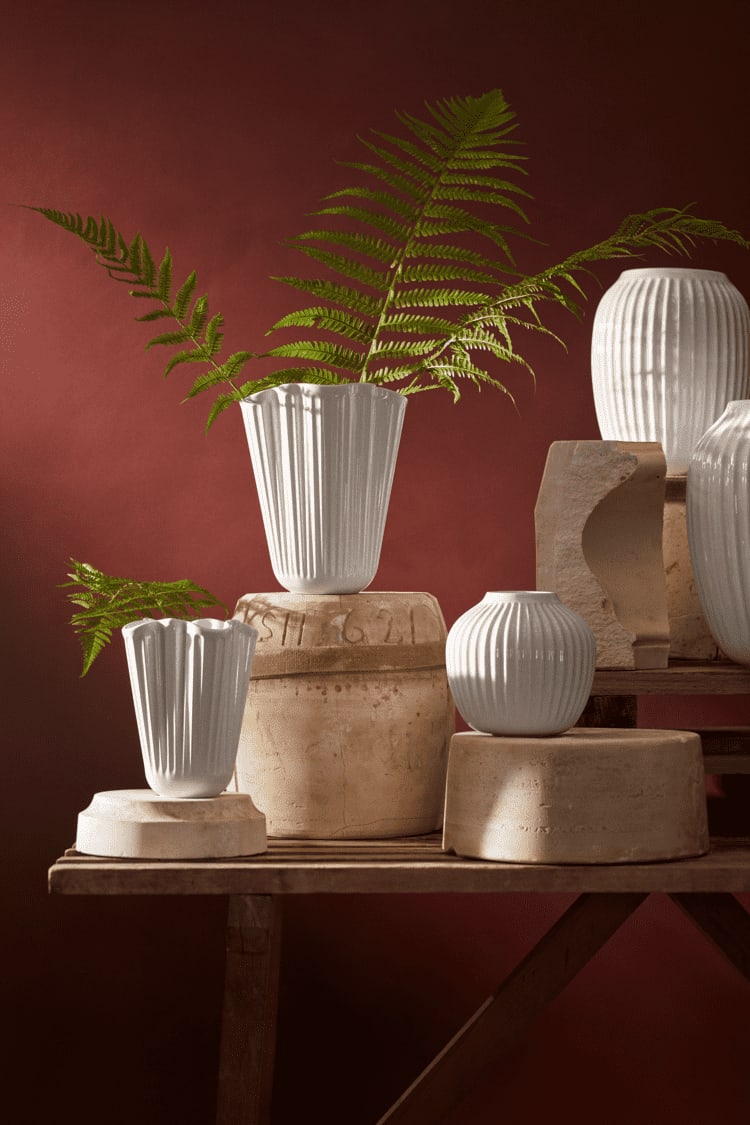 Florero - Hammershøi Unfold Vase - 16,5 cm5