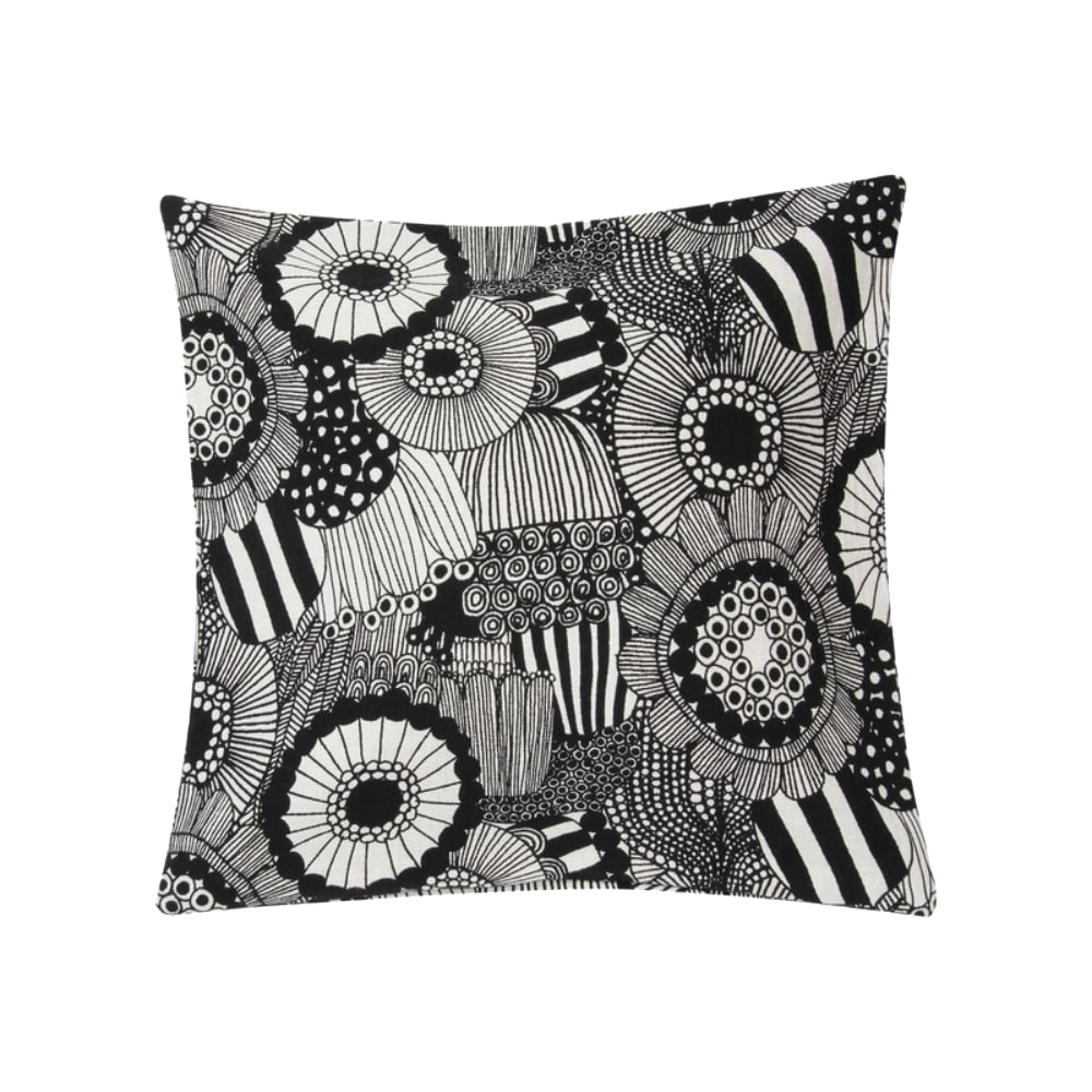 Funda de Cojin 50x50cm - PIENI SIIRTOLAPUUTARHA / Blanco-Negro1
