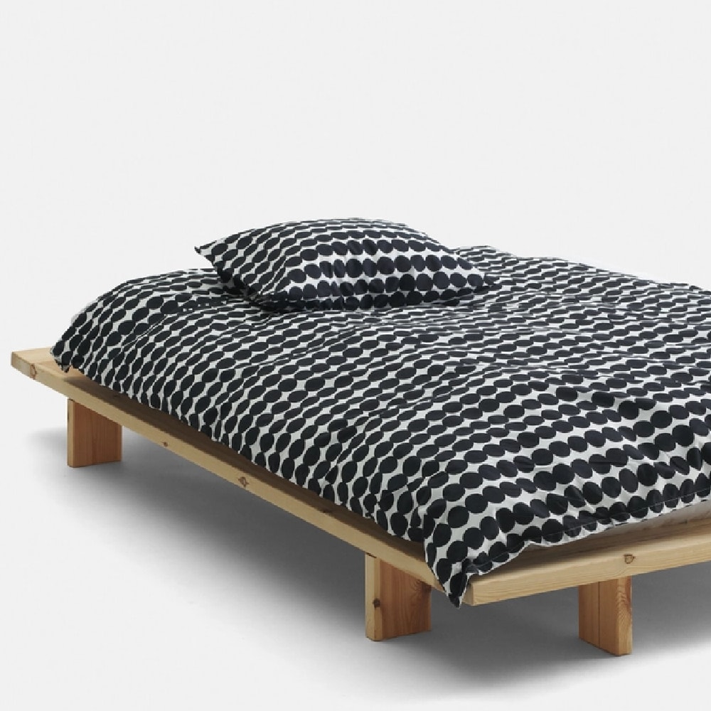 Cubre Plumon - RÄSYMATTO 240X220 CM - Negro/Blanco2