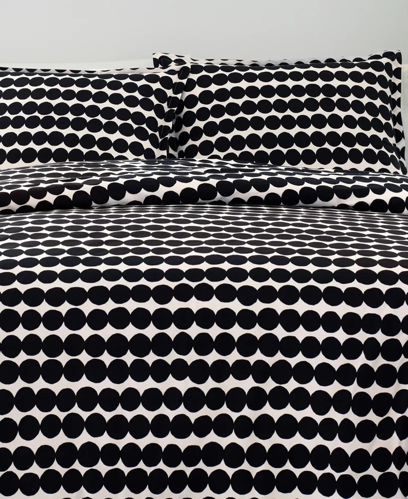 Cubre Plumon - RÄSYMATTO 240X220 CM - Negro/Blanco7