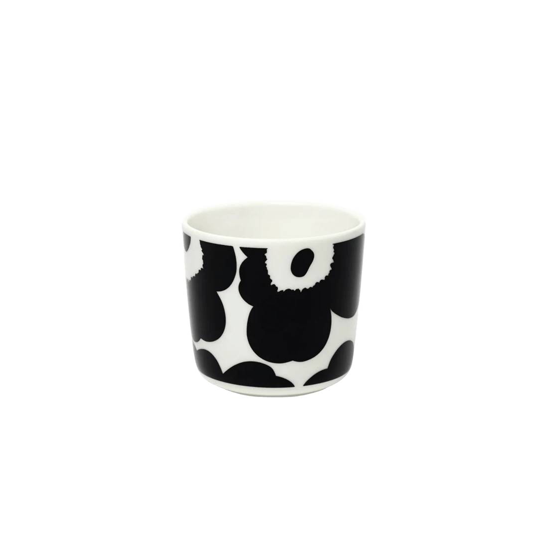 TAZA 2 DL sin aza - Unikko - Blanco/Negro5