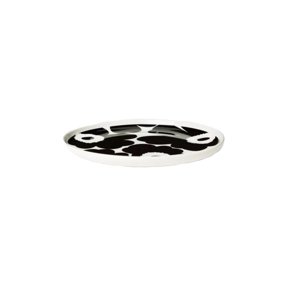 Plato 20 cm - UNIKKO - Blanco/Negro3