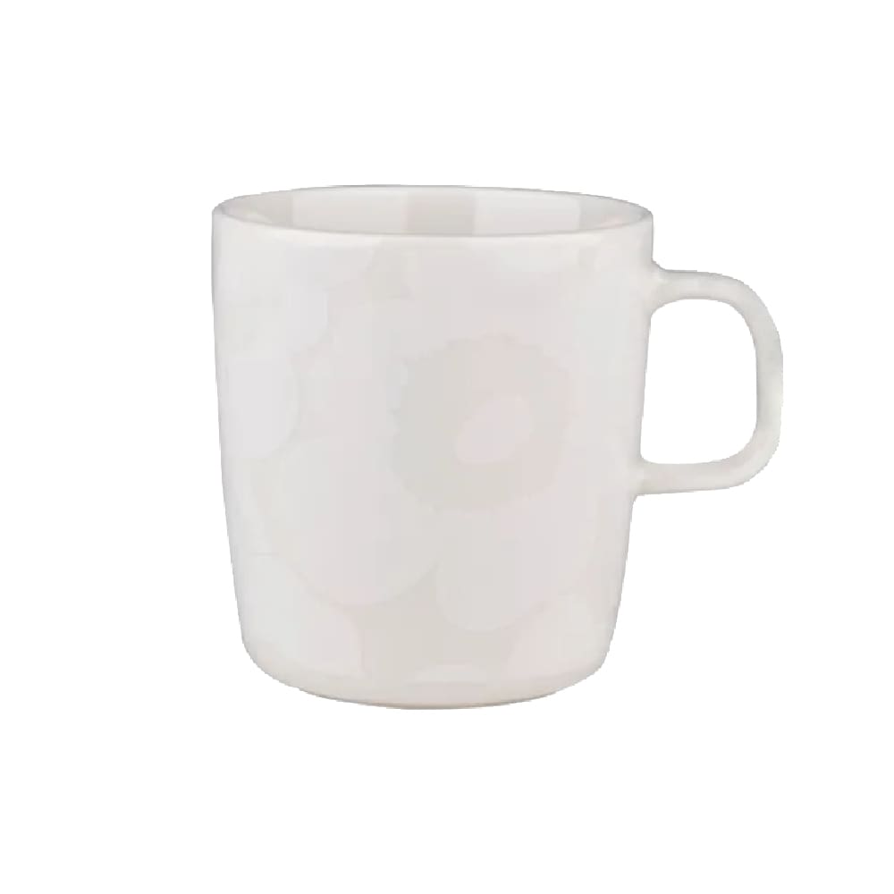 Taza 4 dl - UNIKKO - Blanco/Blanco opaco2