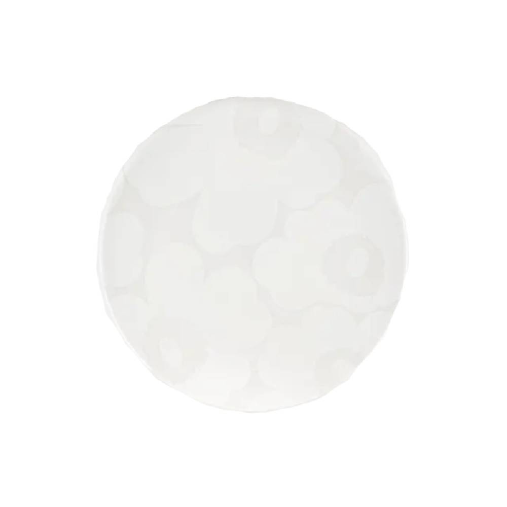 Plato 20 cm - UNIKKO - Blanco/Blanco opaco5