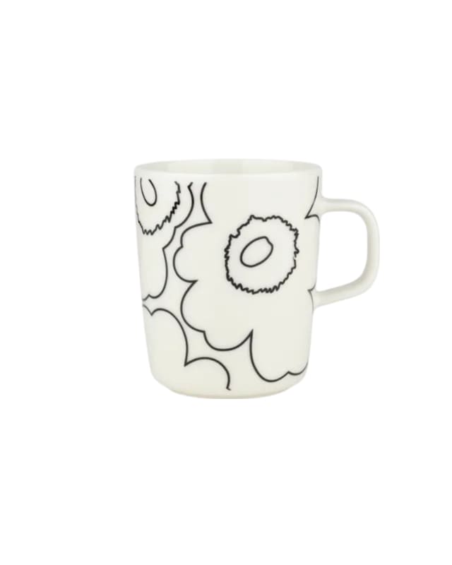 TAZA 2,5 DL - PIIRTO UNIKKO / OIVA - Blanco/Negro2