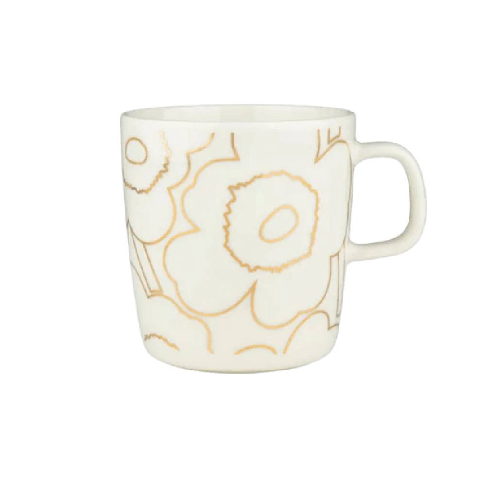 TAZA 4 DL - PIIRTO UNIKKO - Blanco/Dorado2