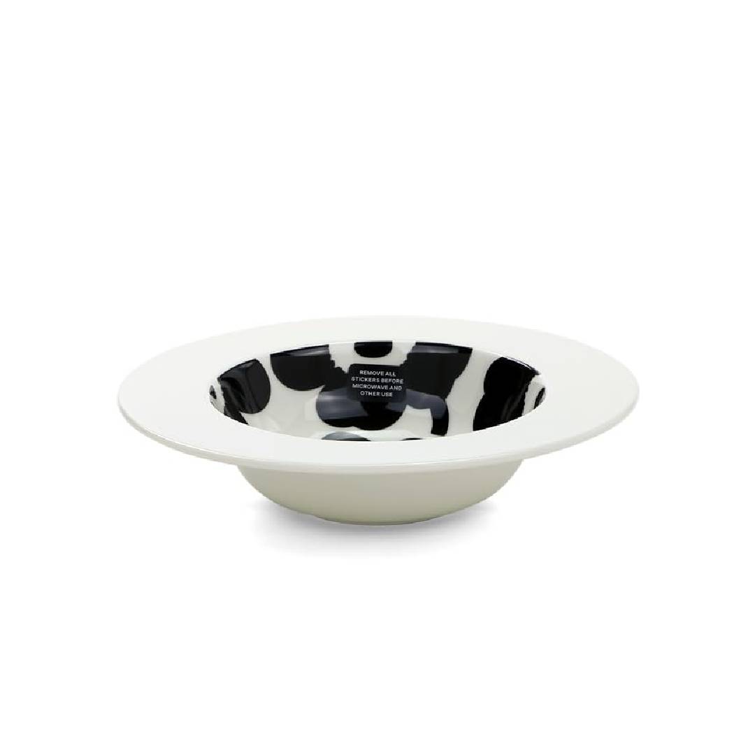 Plato hondo - UNIKKO - Blanco/Negro1