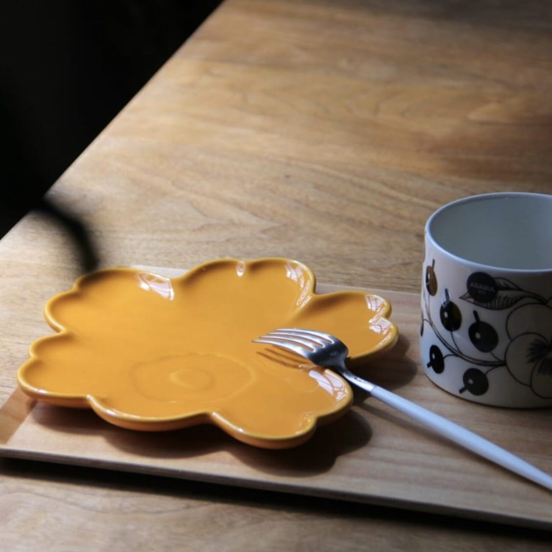 Plato 20 cm - UNIKKO SHAPE - Amarillo2
