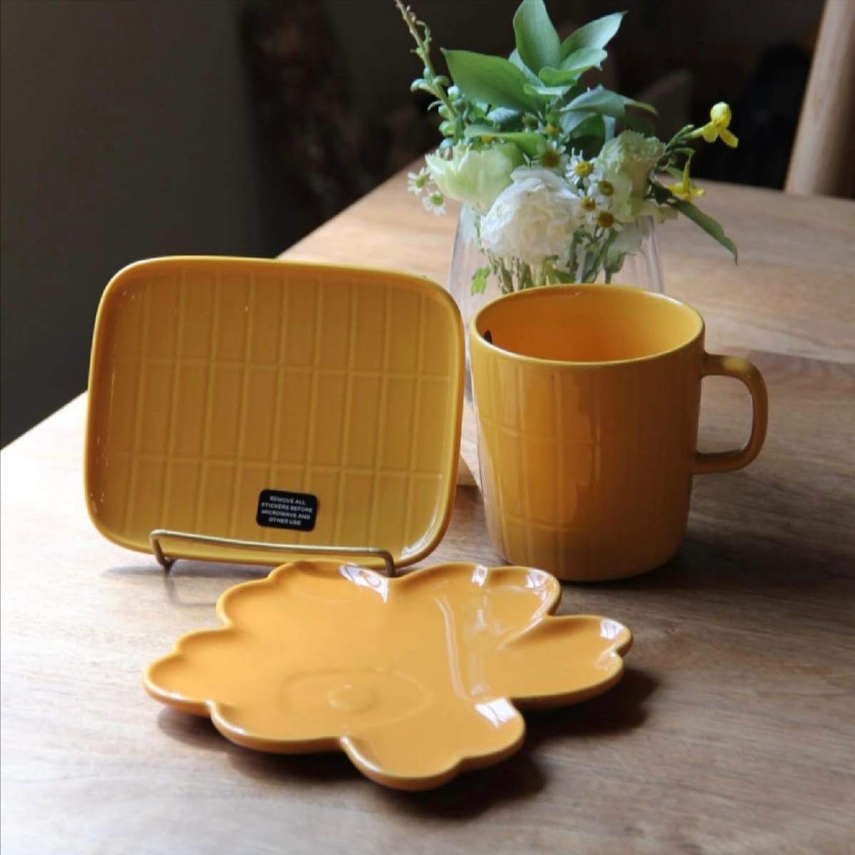 Plato 20 cm - UNIKKO SHAPE - Amarillo4