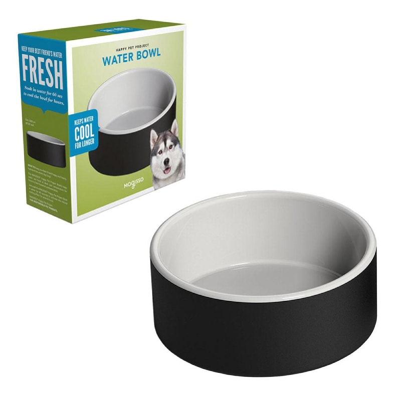 Plato para Agua de Mascotas - Grande Negro2