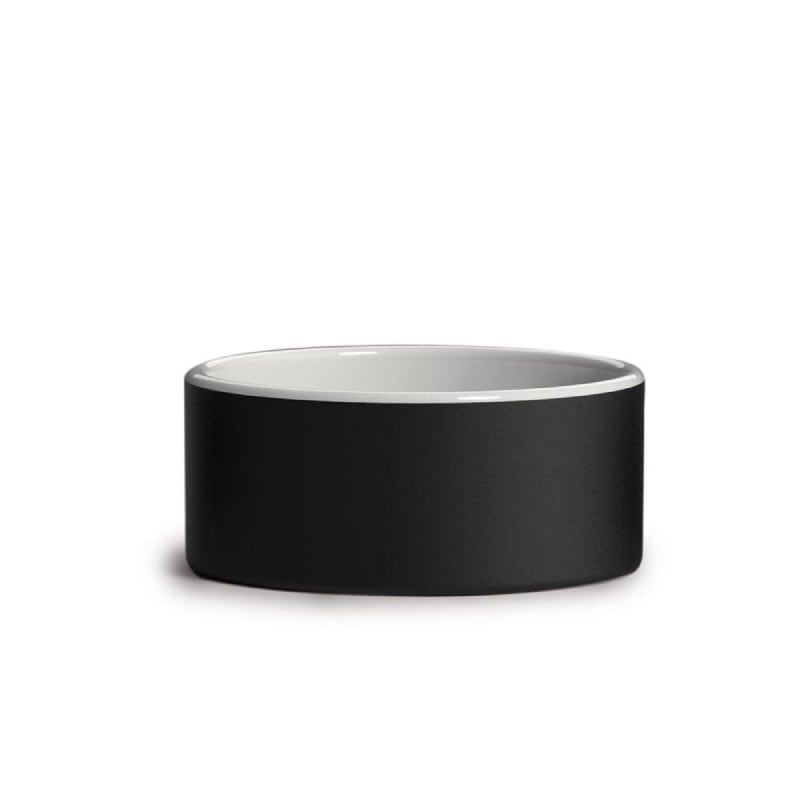 Plato para Agua de Mascotas - Mediano Negro4