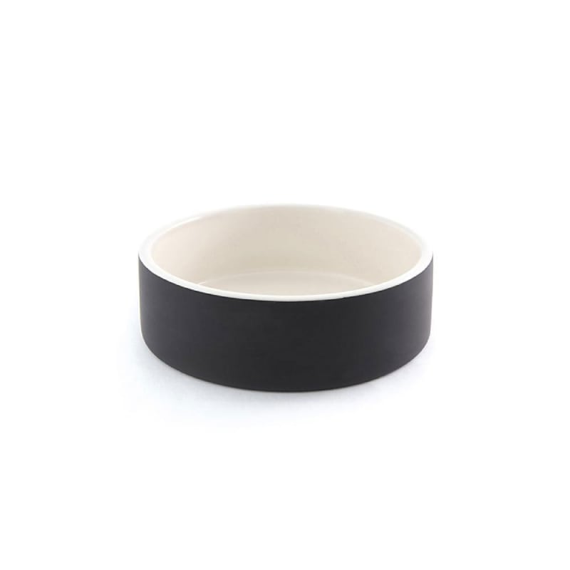 Plato para Agua de Mascotas - pequeño Negro2
