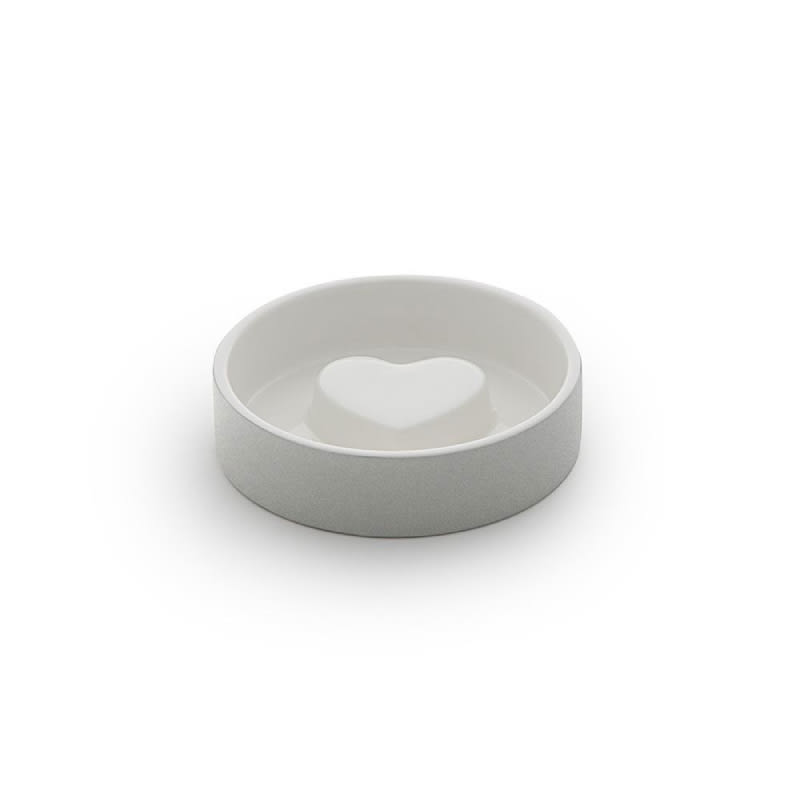 Plato para Comida de Mascotas - pequeño Concreto3