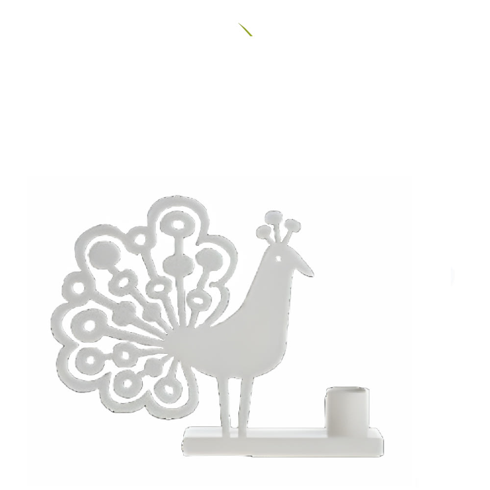 Pavo real - Blanco1