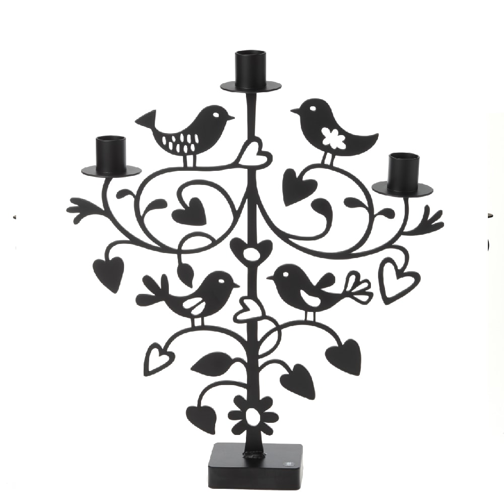 Candelabro - Pajaros de amor2
