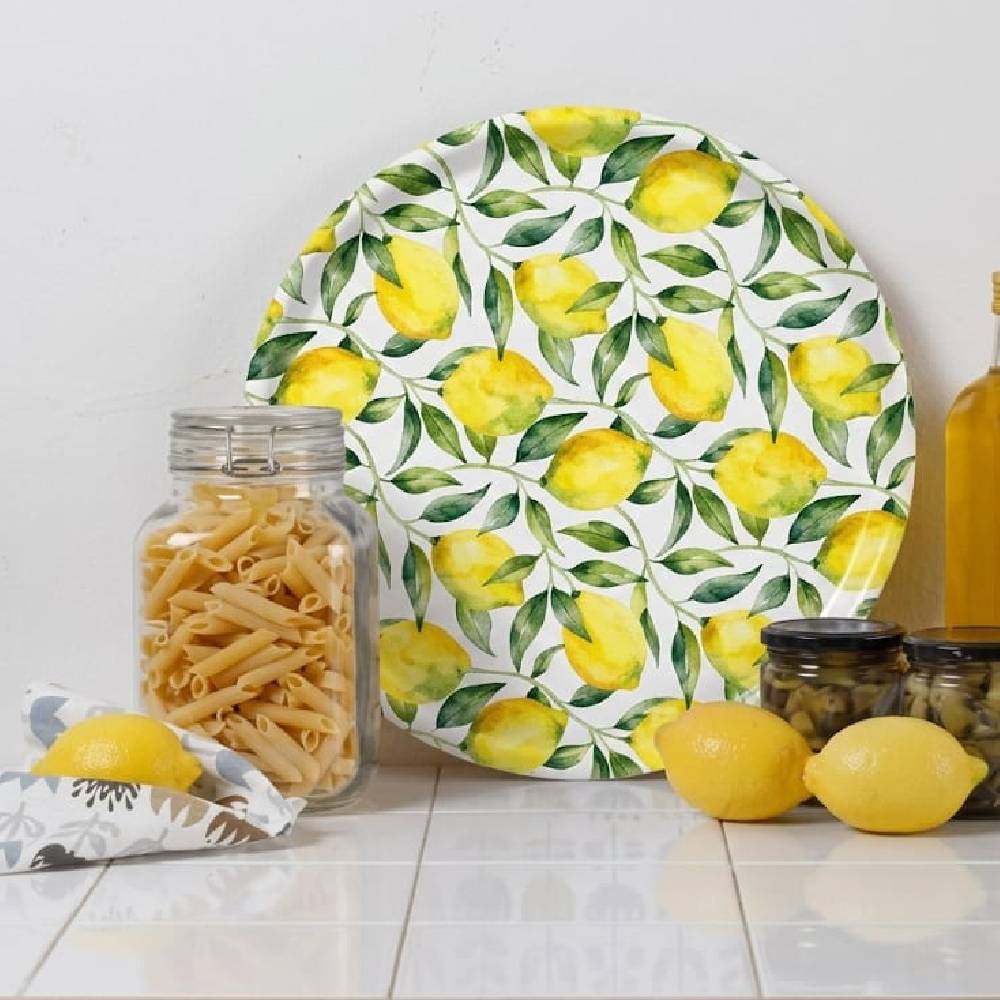 Bandeja Redonda - Arbol de limones1