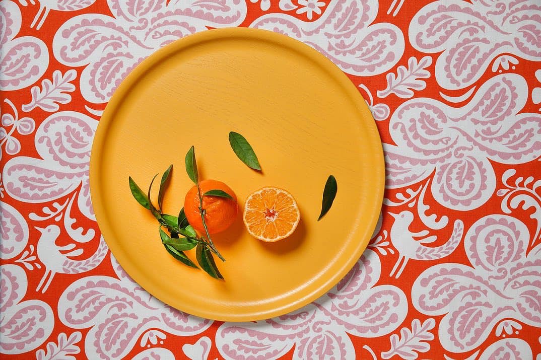Bandeja Redonda B&L - Ø45 cm - Amarillo Mostaza2
