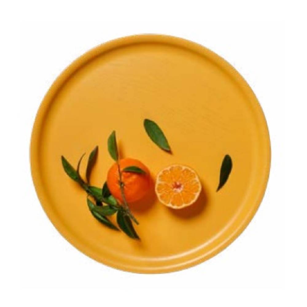 Bandeja Redonda B&L - Ø35 cm - Amarillo Mostaza2