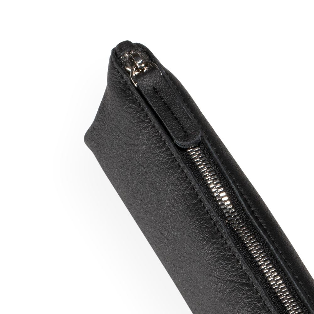 Estuche para lapices de cuero - Negro1