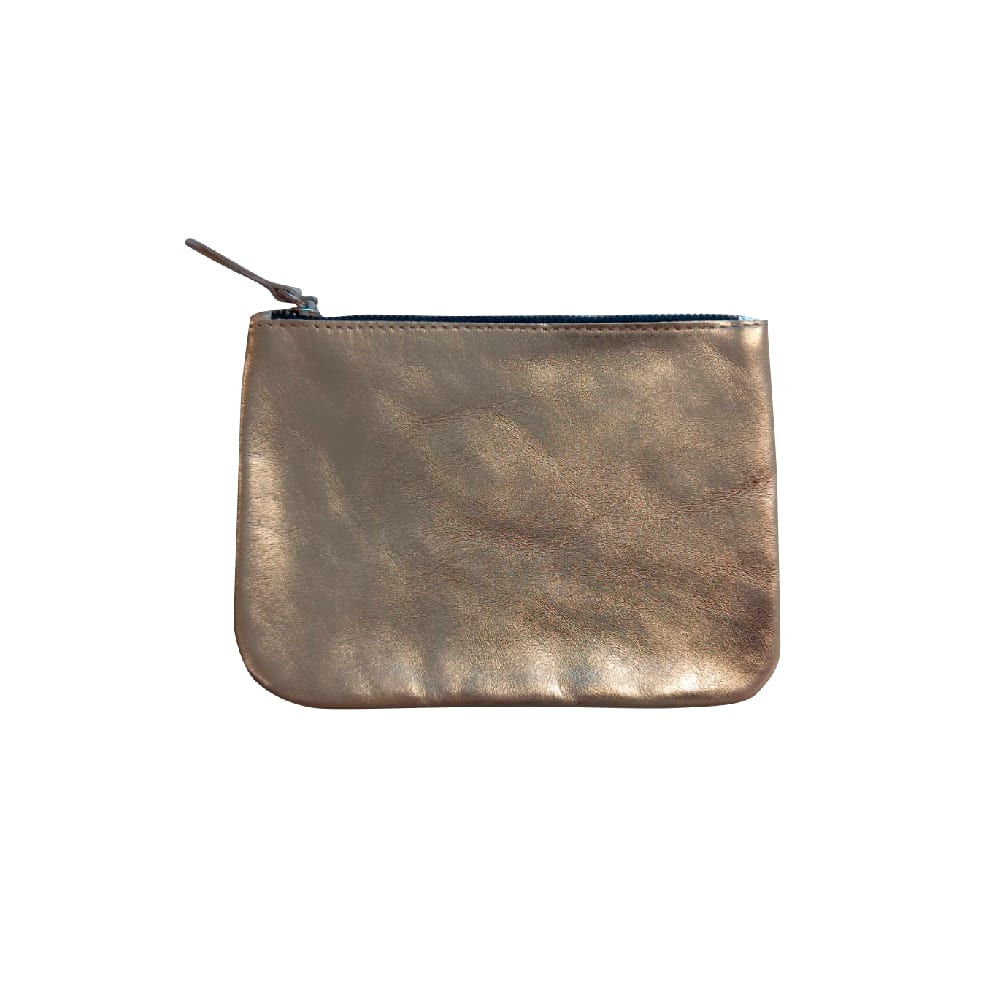 Estuche Cuero Pequeño - Dorado1