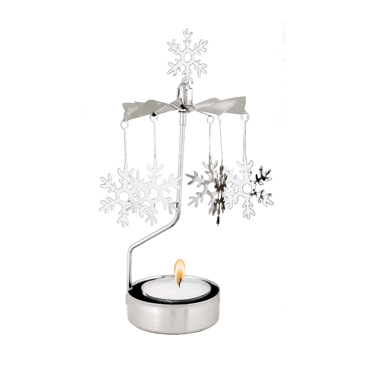 Candelabro Giratorio - Copo de nieve2