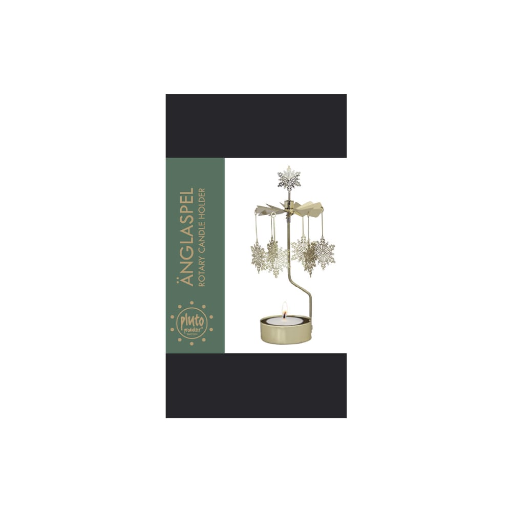 Candelabro Giratorio - Estrella de nieve1