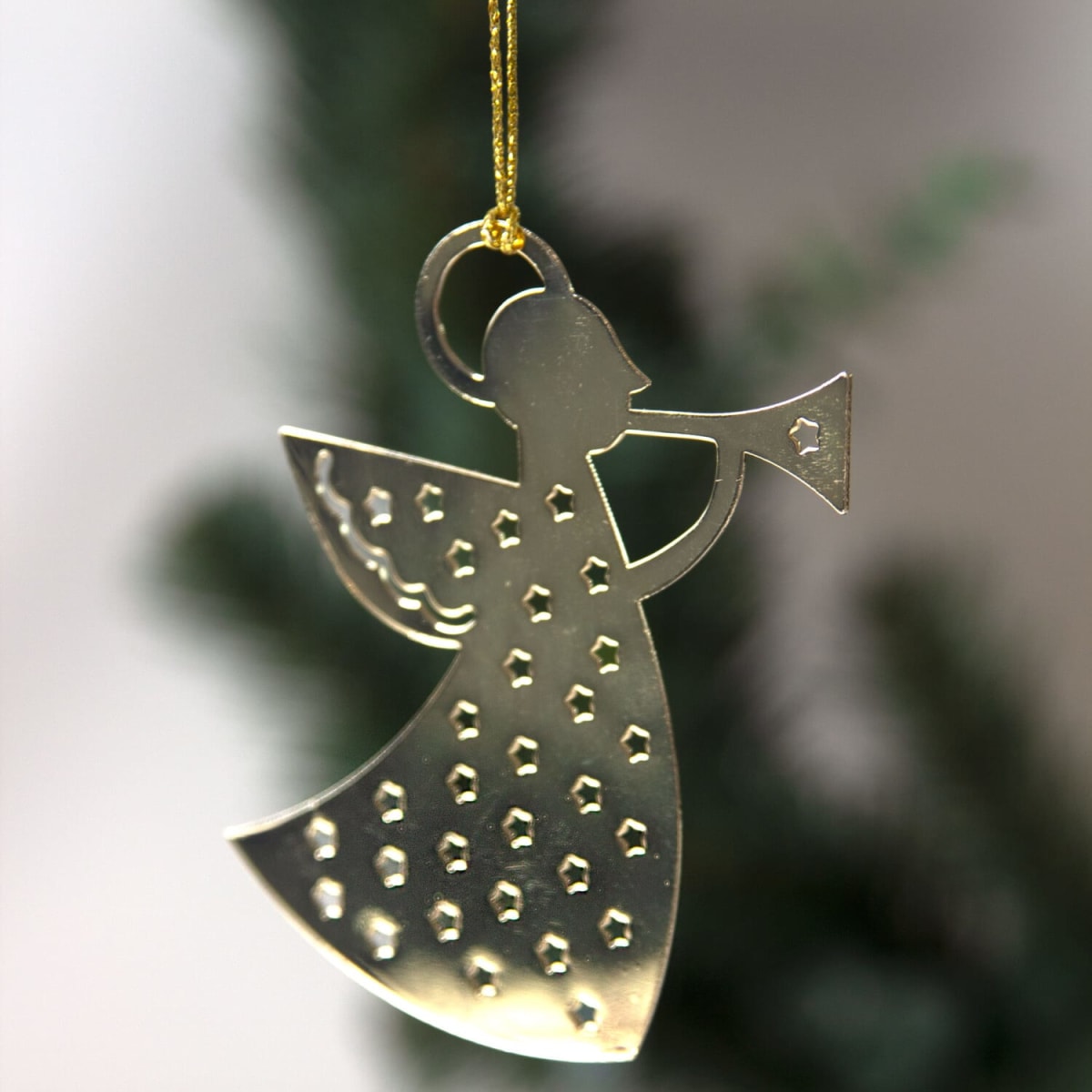 Adorno de Navidad - Angel Dorado1