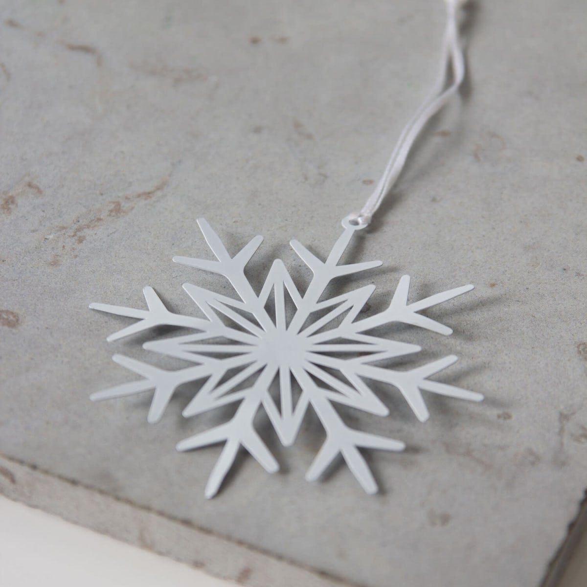Adorno de Navidad - Estrella Blanca1