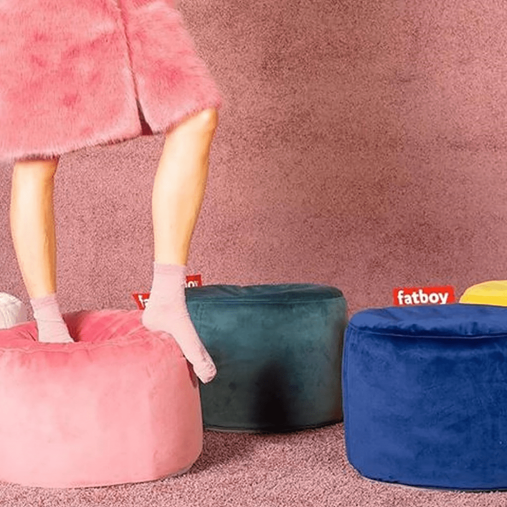 Pouf Fatboy Point Velvet - Dark Blue2