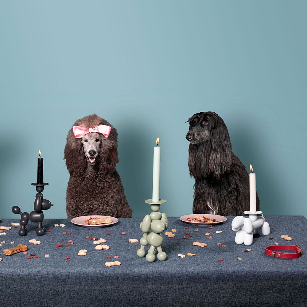Candelabro Can-Dog - Blanco2
