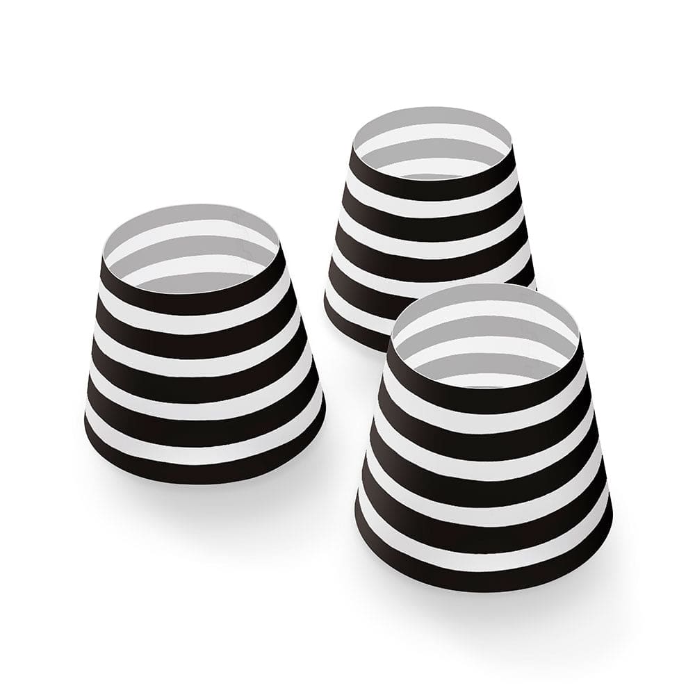 Pantalla de Lámpara Fatboy Edison The Mini Cappie - Mr. Black Stripe3