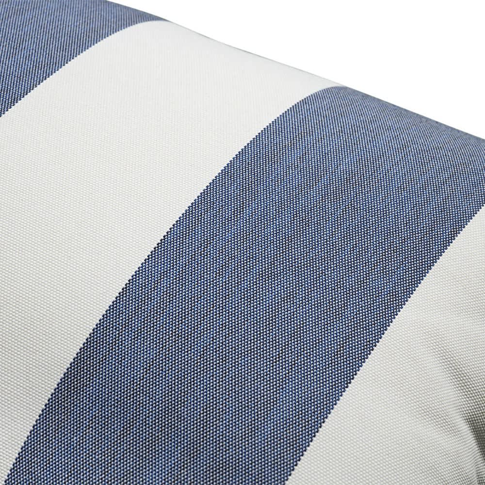 Pouf Point Outdoor - Stripe Ocean Blue2