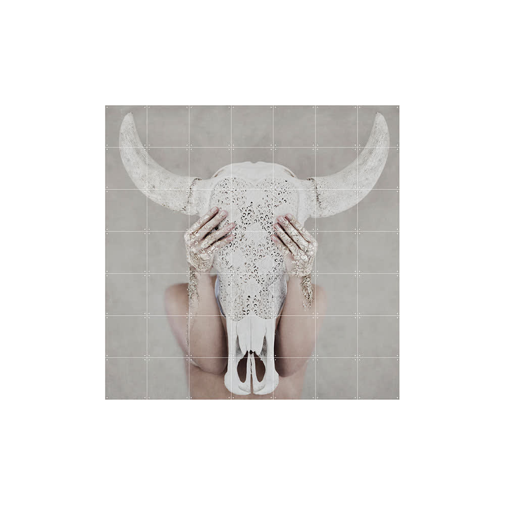 Mural IXXI - Bohemian Skull Lace - Grande1