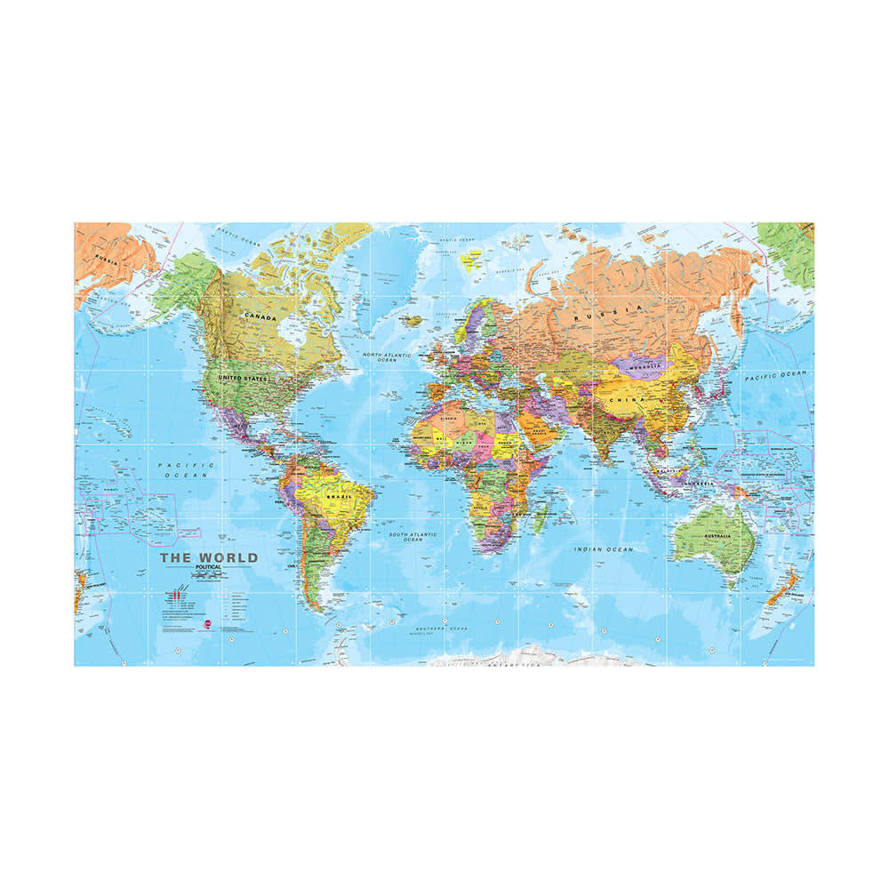 Mural IXXI - The World - Extra Grande3