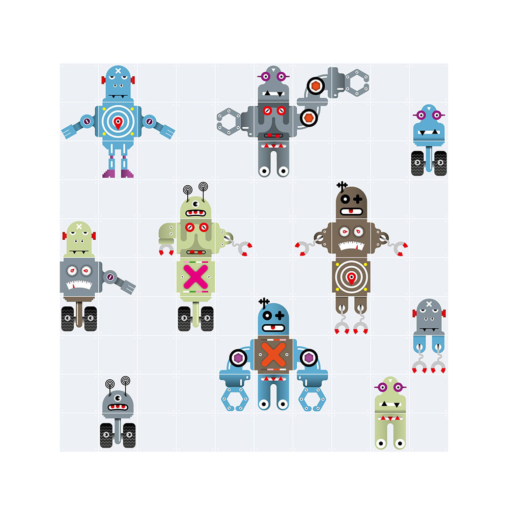 Mural IXXI Robot8